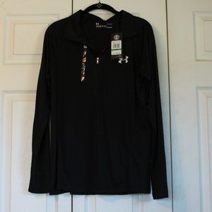 Womens Under Armour heatgear 1/2 Zip Pullover Large NWT